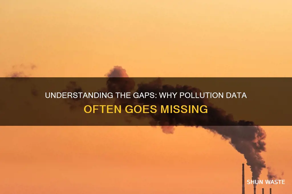 why would pollution data be missing