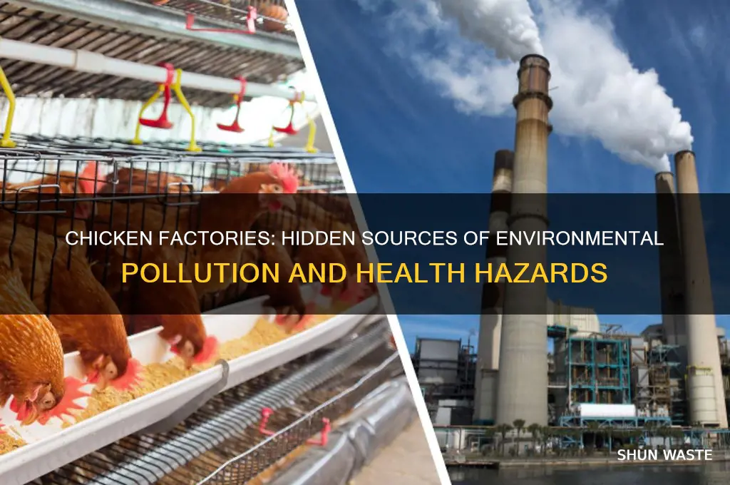 why would the chicken factory be a source of pollution