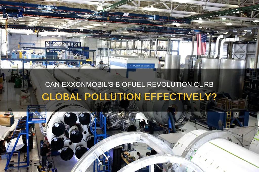 will exxonmobile biofuel stop pollution