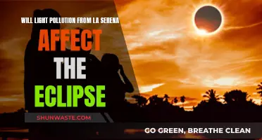 Light Pollution's Impact on the Eclipse Over La Serena