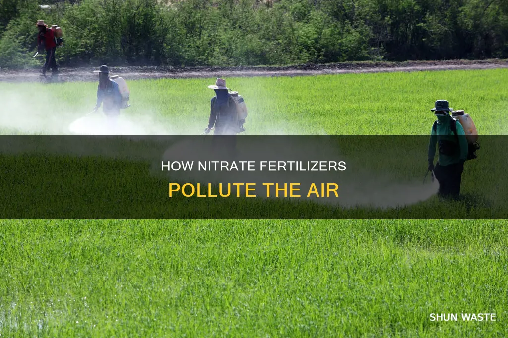 will nitrate fertiler pollut air