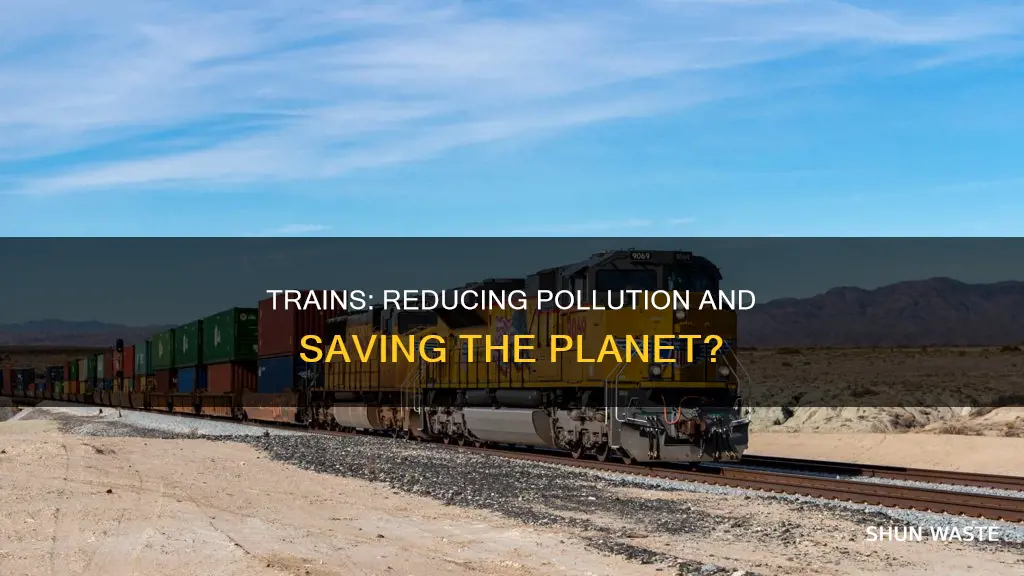 would a greater use of trains redu reduce pollution