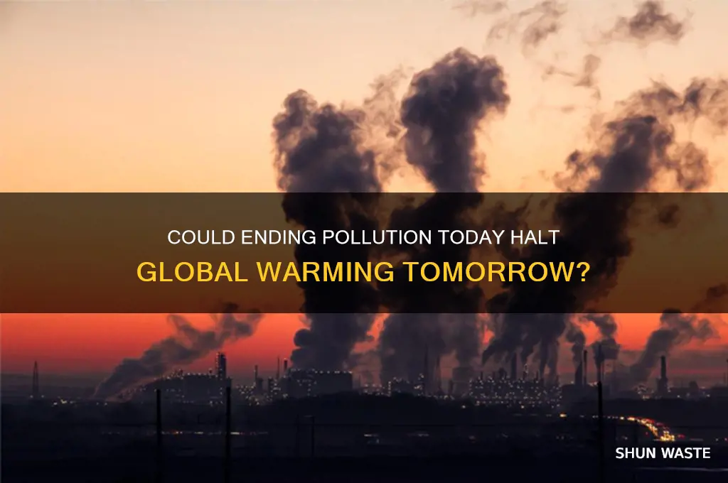 would global warming end if we stopped all pollution now